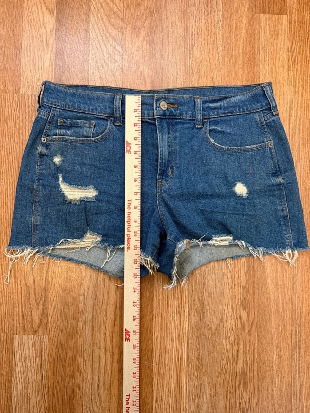 Old Navy Distressed Cutoff Jean Shorts - Blue